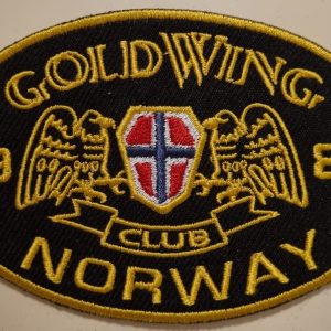 Lite klubbmerke sort