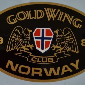 Klistremerke sort lite